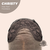 JBEXTENSION 22 Inches Mix Blonde Wave Fiber X, Tangle Less Pre-Cut Free Part Frontlace Glueless Wig CHRISTY【FIBER X】