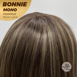[PRE-ORDER] JBEXTENSION BONNIE MONO Full Monofilament Handmade Full Lace Full Hand Tied Wig 12 Inches Hazelnut Mono Lace Handmade Futura Fiber Glueless Wig BONNIE MONO HAZELNUT【BENDY EAR TABS】