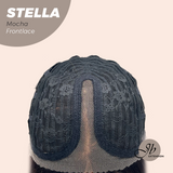 JBEXTENSION Peluca de encaje frontal para mujer de longitud media marrón de 22 pulgadas ROBY 150% de densidad