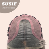 JBEXTENSION Peluca marrón recta de 22 pulgadas con flequillo ELENA B BROWN