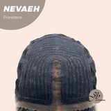 JBEXTENSION 20 Inches Black Curly Pre-Cut Frontlace Glueless Black Sapphire Wig NEVAEH