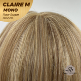 [PRE-ORDER] HOT OF SEASON - CLAIRE MONO RAW SUGAR BLONDE Partial Monofilament Wig 22 Inches Raw Sugar Blonde Partial Mono Lace Glueless Wig Claire Mono Raw Sugar Blonde