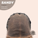 [PRE-ORDER] JBEXTENSION 24 Inches Copper Curly 13X6 Lace Free Part Frontlace Glueless Wig SANDY COPPER