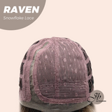 JBEXTENSION 12 Inches Ash Grey Pre-Cut Side Part Snowflake Lace Frontlace Glueless Wig RAVEN【BENDY EAR TABS】
