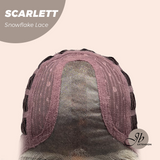 JBEXTENSION 19 Inches Curly Mix Blonde Pre-Cut T Part Snowflake Lace Frontlace Glueless Wig SCARLETT【BENDY EAR TABS】