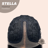 JBEXTENSION Peluca de encaje frontal para mujer de longitud media marrón de 22 pulgadas ROBY 150% de densidad