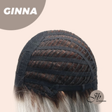 JBEXTENSION 19 Inches Grey Women Fashion Full Machine Wig GINNA【PLUS PERMATEASE】【BENDY EAR TABS】