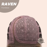 JBEXTENSION 12 Inches Ash Grey Pre-Cut Side Part Frontlace Glueless Black Sapphire Wig RAVEN- BLACK SAPPHIRE【BENDY EAR TABS】