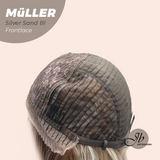 JBEXTENSION Peluca de encaje frontal para mujer de longitud media marrón de 22 pulgadas ROBY 150% de densidad