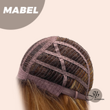 JBEXTENSION 8 Inches Dark Honey Blonde Women Fashion Full Machine Wig MABEL【PLUS PERMATEASE】【BENDY EAR TABS】