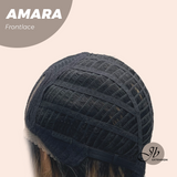 JBEXTENSION 22 Inches Mix Blonde Pre-Cut Side Part Frontlace Glueless Black Sapphire Wig AMARA