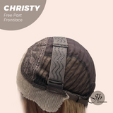 JBEXTENSION 22 Inches Mix Blonde Wave Fiber X, Tangle Less Pre-Cut Free Part Frontlace Glueless Wig CHRISTY【FIBER X】