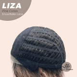JBEXTENSION 19 Inches Deep Curly Pine Cones Pre-Cut Snowflake Lace Frontlace Glueless Wig LIZA SNOWFLAKE PINE CONES【PERMATEASE】【BENDY EAR TABS】