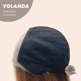 JBEXTENSION 18 Inches Brown Curly Lace Front Wig.Pre Plucked HD Transparent Lace Frontal Glueless Wig YOLANDA