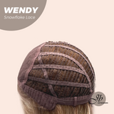 JBEXTENSION 18 Inches Mix Blonde Curly Pre-Cut Side Part Snowflake Lace Frontlace Glueless Wig WENDY【BENDY EAR TABS】- M/L
