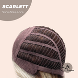 JBEXTENSION 19 Inches Curly Mix Blonde Pre-Cut T Part Snowflake Lace Frontlace Glueless Wig SCARLETT【BENDY EAR TABS】