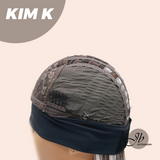 JBEXTENSION 22 Inches Straight Grey Brown Silver Ombre Headband Wig KIM K
