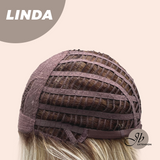 JBEXTENSION 18 Inches Blonde Women Fashion Full Machine Wig LINDA【PLUS PERMATEASE】【BENDY EAR TABS】
