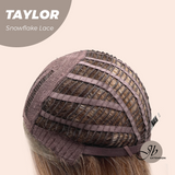 JBEXTENSION 18 Inches Apricot Pre-Cut Snowflake Lace Frontlace Glueless Wig TAYLOR【PERMATEASE】【BENDY EAR TABS】