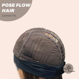 JBEXTENSION 18 Inches Camel Highlight Headband Wig POSE FLOW HAIR - CAMEL HIGHLIGHT