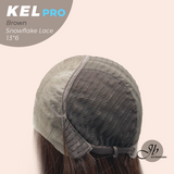 [PRE-ORDER] JBEXTENSION 22 Inches Brown Pre-Cut 13X6 Free Part Snowflake Lace Frontlace Glueless Wig KEL PRO - BROWN【BENDY EAR TABS】