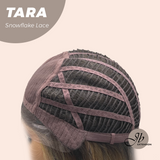 JBEXTENSION 12 Inches Shatush Mix Blonde Pre-Cut Side Part Snowflake Lace Frontlace Glueless Wig TARA SNOWFLAKE【BENDY EAR TABS】