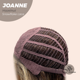JBEXTENSION 11 Inches Hazelnut Pre-Cut Side Part Snowflake Lace Frontlace Glueless Wig JOANNE HAZELNUT【BENDY EAR TABS】