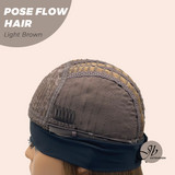 JBEXTENSION 18 Inches Light Brown Headband Wig POSE FLOW HAIR - LIGHT BROWN