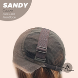 [PRE-ORDER] JBEXTENSION 24 Inches Copper Curly 13X6 Lace Free Part Frontlace Glueless Wig SANDY COPPER