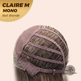 [PRE-ORDER] JBEXTENSION CLAIRE MONO Partial Monofilament Wig 22 Inches Bali Blonde Curly Partial Mono Lace Glueless Wig CLAIRE MONO BALI BLONDE【BENDY EAR TABS】