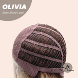[PRE-ORDER] JBEXTENSION 17 Inches Mix Blonde Pre-Cut Side Part Snowflake Lace Frontlace Glueless Wig OLIVIA SNOWFLAKE【BENDY EAR TABS】