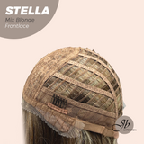 JBEXTENSION Peluca de encaje frontal para mujer de longitud media marrón de 22 pulgadas ROBY 150% de densidad