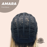 JBEXTENSION 22 Inches Mix Blonde Pre-Cut Side Part Frontlace Glueless Black Sapphire Wig AMARA