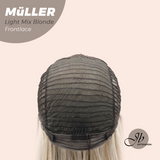 JBEXTENSION Peluca de encaje frontal para mujer de longitud media marrón de 22 pulgadas ROBY 150% de densidad