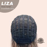 JBEXTENSION 19 Inches Deep Curly Pine Cones Pre-Cut Snowflake Lace Frontlace Glueless Wig LIZA SNOWFLAKE PINE CONES【PERMATEASE】【BENDY EAR TABS】