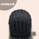 JBEXTENSION 14 Inches Grey Silver with Dark Root Women Fashion Full Machine Wig CAMILLIE【PERMATEASE】