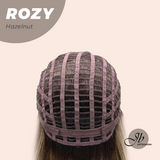 JBEXTENSION 17 Inches Hazelnut Curly Women Fashion Full Machine Wig ROZY HAZELNUT【PLUS PERMATEASE】【BENDY EAR TABS】