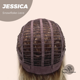 [PRE-ORDER] JBEXTENSION 16 Inches Blonde Curly Pre-Cut Side Part Snowflake Lace Frontlace Glueless Wig JESSICA【BENDY EAR TABS】