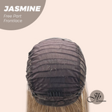 JBEXTENSION 24 Inches Mix Blonde Fiber X, Tangle Less Pre-Cut Free Part Frontlace Glueless Wig JASMINE【FIBER X】
