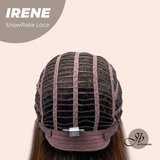 JBEXTENSION Peluca marrón recta de 22 pulgadas con flequillo ELENA B BROWN