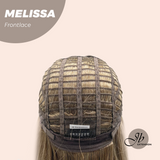 JBEXTENSION Peluca de encaje frontal para mujer de longitud media marrón de 22 pulgadas ROBY 150% de densidad