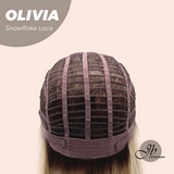 [PRE-ORDER] JBEXTENSION 17 Inches Mix Blonde Pre-Cut Side Part Snowflake Lace Frontlace Glueless Wig OLIVIA SNOWFLAKE【BENDY EAR TABS】