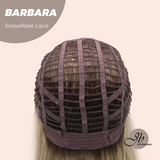 JBEXTENSION 12 Inches Blonde Curly Pre-Cut Side Part Snowflake Lace Frontlace Glueless Wig BARBARA【BENDY EAR TABS】