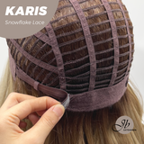 [PRE-ORDER] JBEXTENSION 18 Inches Curly Dark Mix Blonde Pre-Cut T Part Snowflake Lace Frontlace Glueless Wig KARIS【BENDY EAR TABS】