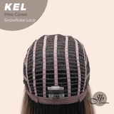 JBEXTENSION 22 Inches Pine Cones Pre-Cut Snowflake Lace Frontlace Glueless Wig KEL PINE CONES【PERMATEASE】【BENDY EAR TABS】