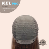 [PRE-ORDER] JBEXTENSION 22 Inches Brown Pre-Cut 13X6 Free Part Snowflake Lace Frontlace Glueless Wig KEL PRO - BROWN【BENDY EAR TABS】