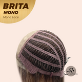 [PRE-ORDER] JBEXTENSION BRITA MONO Monofilament Handmade Wig 6X5 Full Monofilament Hand Tied Top Wig 22 Inches Light Blonde Mono Lace Wig with Anti-slip Silicone Strips Glueless Wig BRITA MONO【BENDY EAR TABS】