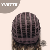 JBEXTENSION 14 Inches Extra Curly Blonde with Brown Highlight Wig Women Fashion Full Machine Wig YVETTE【PERMATEASE】