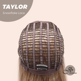 JBEXTENSION 18 Inches Apricot Pre-Cut Snowflake Lace Frontlace Glueless Wig TAYLOR【PERMATEASE】【BENDY EAR TABS】