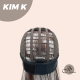 JBEXTENSION 22 Inches Straight Grey Brown Silver Ombre Headband Wig KIM K